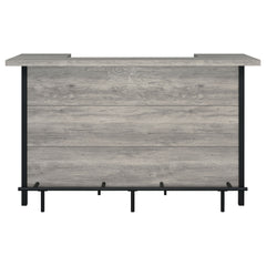 Bellemore Freestanding Home Bar Wine Cabinet Grey Driftwood
