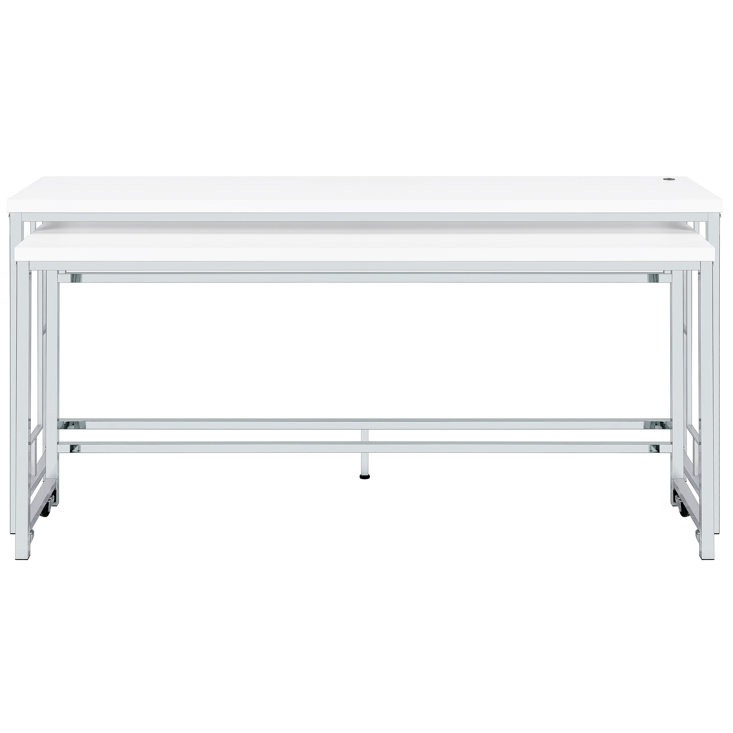 Jackson 5-piece Multipurpose Counter Height Table Set White