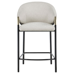 Chadwick Fabric Upholstered Counter Chair Beige (Set of 2)