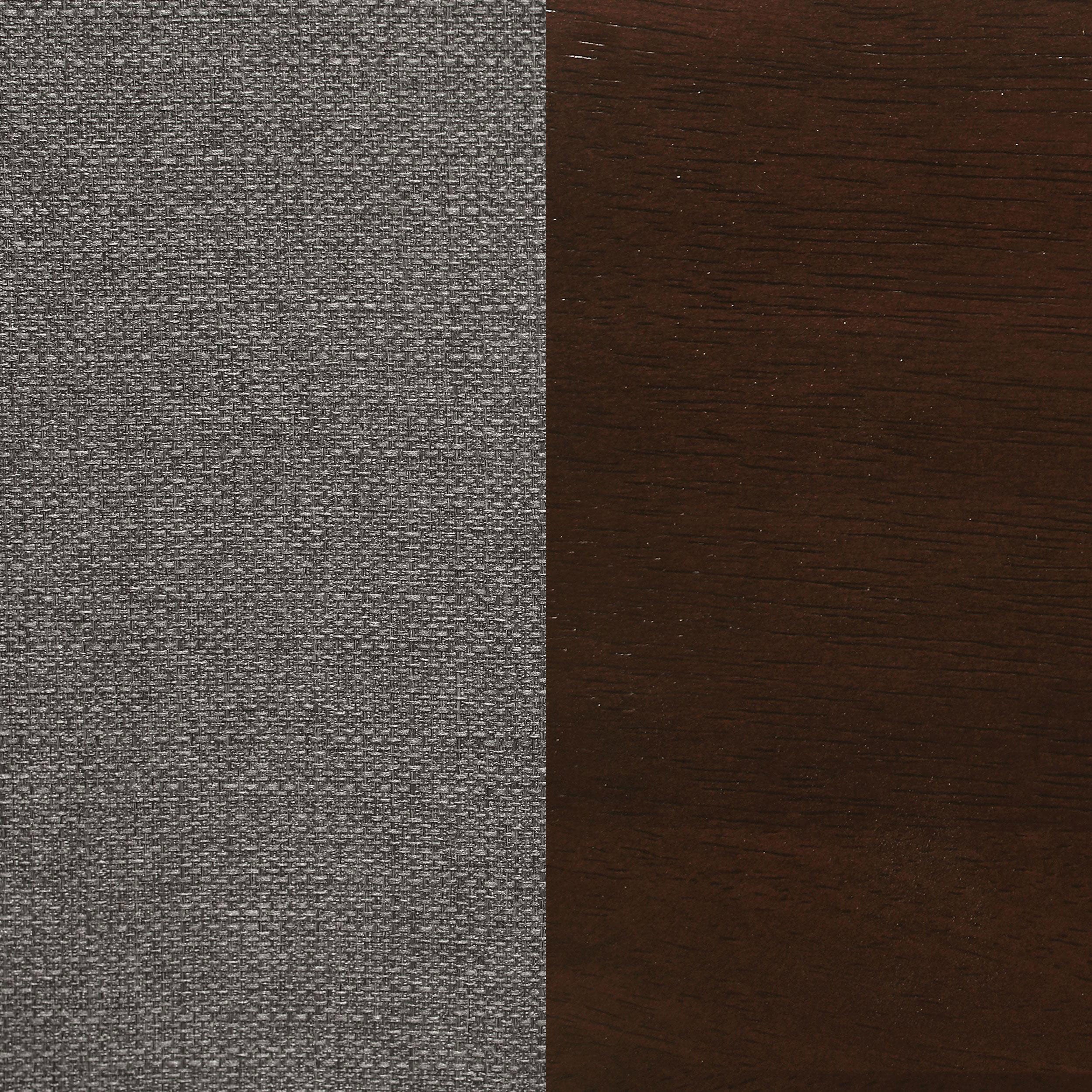 Bedford Fabric Upholstered Counter Chair Grey (Set of 2)