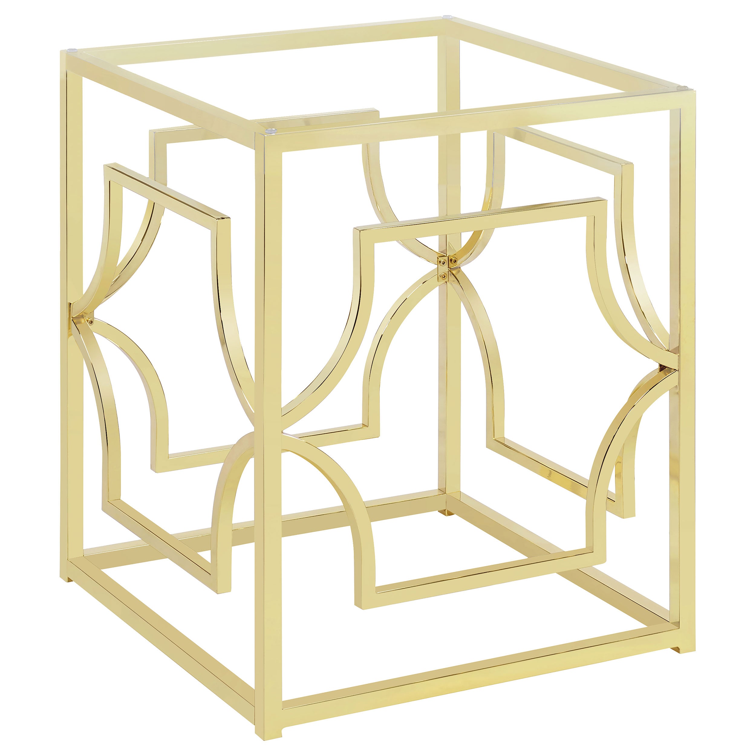 Orleans Furniture - Coaster - Starlight Square Metal Dining Table Base Brass - 192641