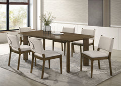 Orleans Furniture - Coaster - Ottowa 7-piece Rectangular Wood Dining Room Table Set Brown - 193661-S7