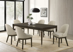 Orleans Furniture - Coaster - Reseda 7-piece Rectangular Dining Set Ash Brown - 193671-S7