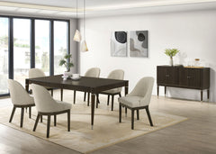 Orleans Furniture - Coaster - Reseda 8-piece Dining Set With Sideboard Ash Brown - 193671-S8
