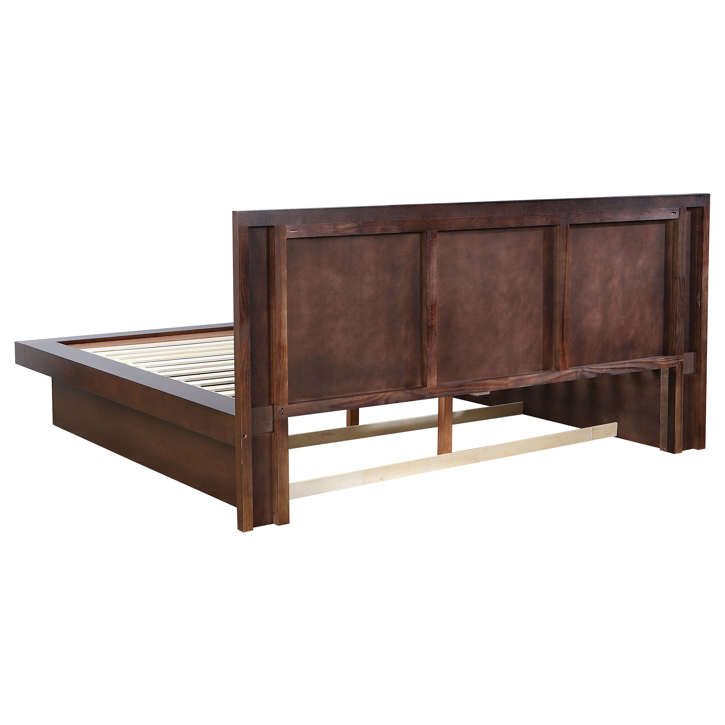 Jessica 6-piece Eastern King LED Bedroom Set Cappuccino