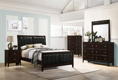 Orleans Furniture - Coaster - Carlton 5-piece Full Bedroom Set Cappuccino - 202091F-S5