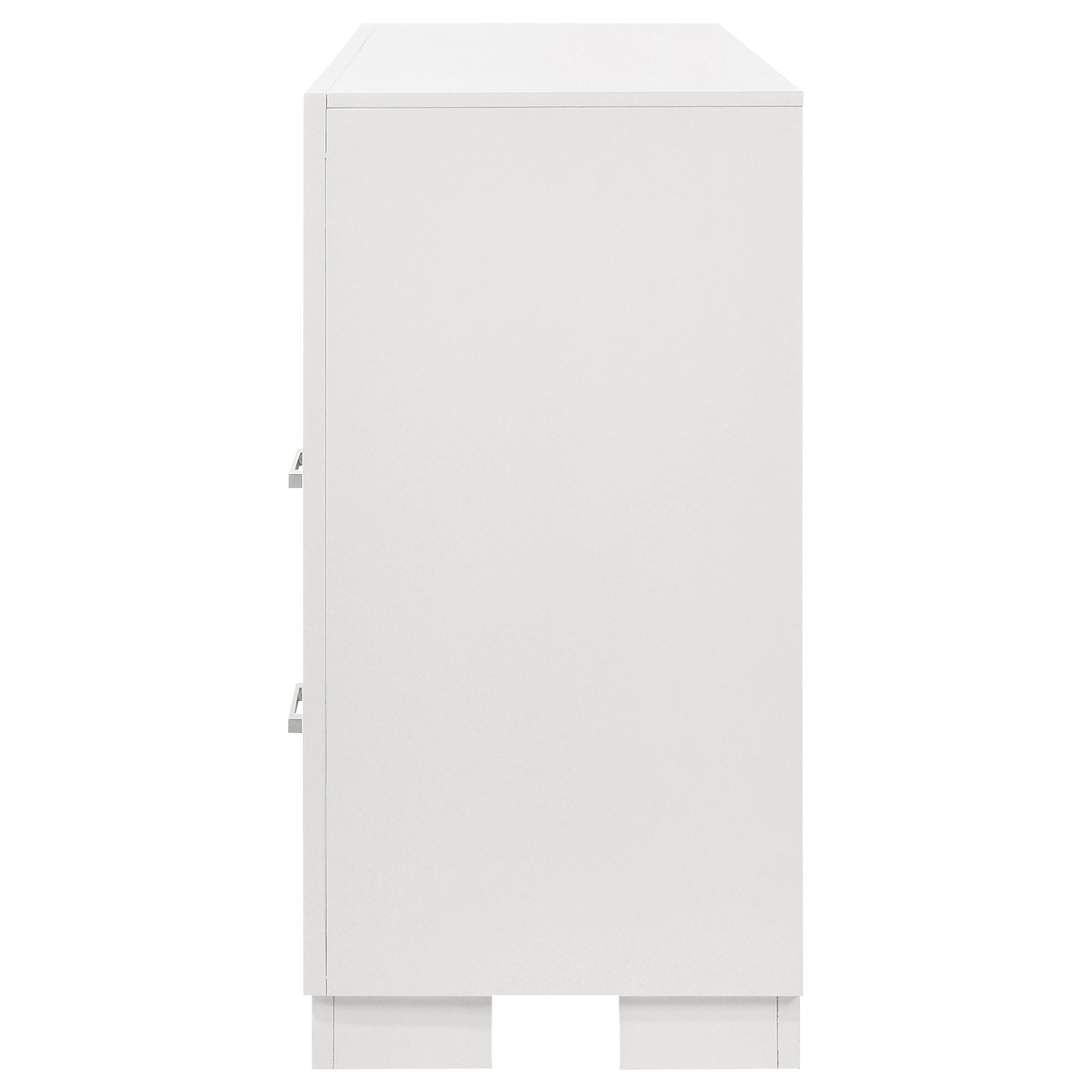 Jessica 6-drawer Dresser Snow White