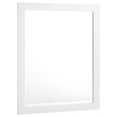 Orleans Furniture - Coaster - Jessica Dresser Mirror Snow White - 202994