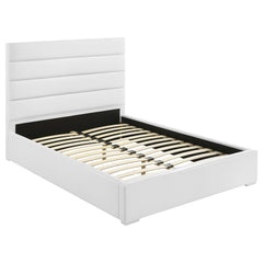 Orleans Furniture - Coaster - Felicity 53-inch Upholstered Full Platform Bed White - 203511F
