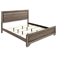 Orleans Furniture - Coaster - Kauffman Wood Eastern King Panel Bed Washed Taupe - 204191KE
