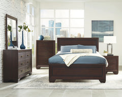 Orleans Furniture - Coaster - Kauffman 5-piece Eastern King Bedroom Set Dark Cocoa - 204391KE-S5