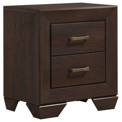 Orleans Furniture - Coaster - Kauffman 2-drawer Nightstand Dark Cocoa - 204392