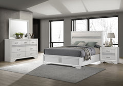 Orleans Furniture - Coaster - Miranda 4-piece California King Bedroom Set White - 205110KW-S4