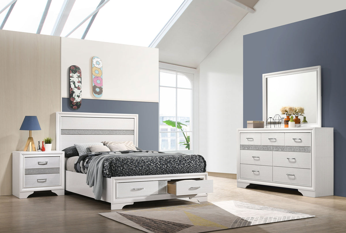 Orleans Furniture - Coaster - Miranda 4-piece Full Bedroom Set White - 205111F-S4