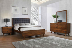Orleans Furniture - Coaster - Robyn 4-piece Eastern King Bedroom Set Dark Walnut - 205131KE-S4