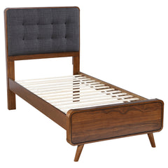 Orleans Furniture - Coaster - Robyn Wood Twin Platform Bed Dark Walnut - 205131T