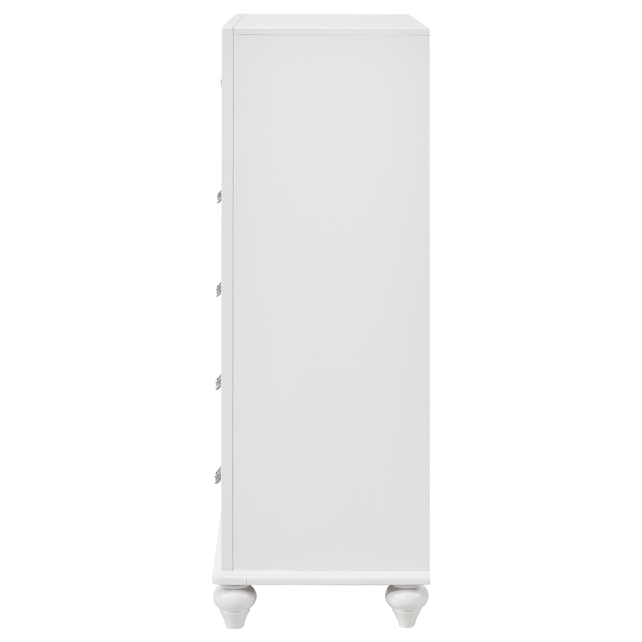 Barzini 5-drawer Bedroom Chest White