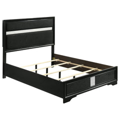 Orleans Furniture - Coaster - Miranda 54-inch Upholstered Full Panel Bed Black - 206360F