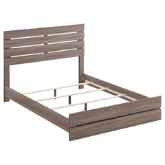Orleans Furniture - Coaster - Brantford Wood Queen Panel Bed Barrel Oak - 207041Q