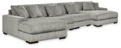 Lindyn 4-Piece Sectional with Double Chaise