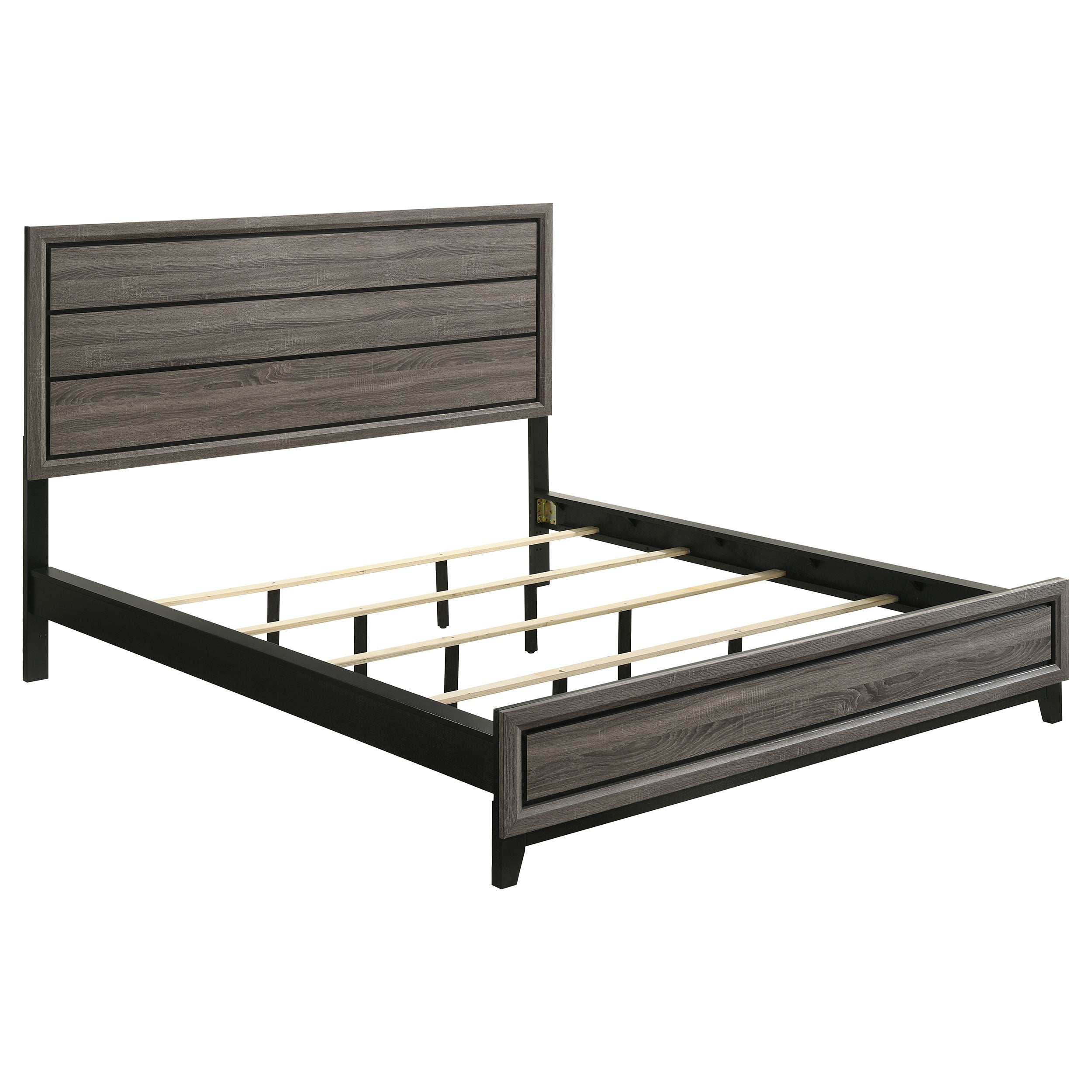 Orleans Furniture - Coaster - Watson Wood California King Panel Bed Grey Oak - 212421KW