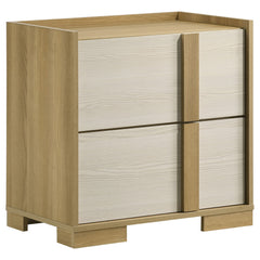 Orleans Furniture - Coaster - Hyland 2-drawer Nightstand Bedside Table Natural - 215652
