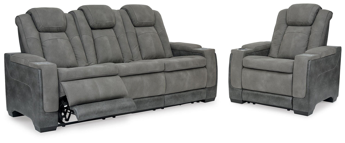 Orleans Furniture - Ashley Furniture - Next-Gen Durapella Power Reclining Sofa and Power Recliner - Power Reclining Sofa and Power Recliner - 22004U3