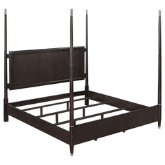 Orleans Furniture - Coaster - Emberlyn Wood Eastern King Poster Bed Brown - 223061KE