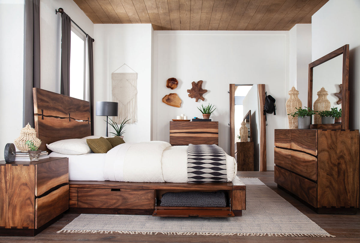 Orleans Furniture - Coaster - Winslow 5-piece Queen Bedroom Set Smokey Walnut - 223250SQ-S5