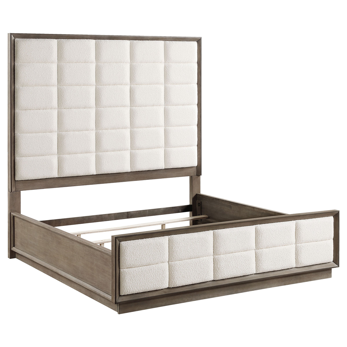 Orleans Furniture - Coaster - Durango 80-inch Eastern King Panel Bed Taupe Oak - 223271KE