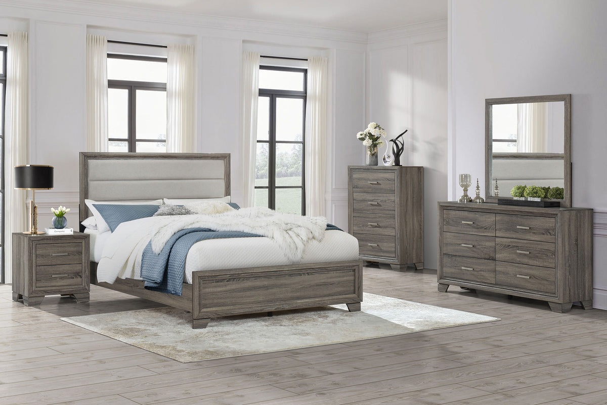 Orleans Furniture - Coaster - Wright 5-piece Eastern King Bedroom Set Brown Oak - 223341KE-S5
