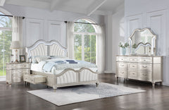 Orleans Furniture - Coaster - Evangeline 4-piece Queen Bedroom Set Silver Oak - 223390Q-S4