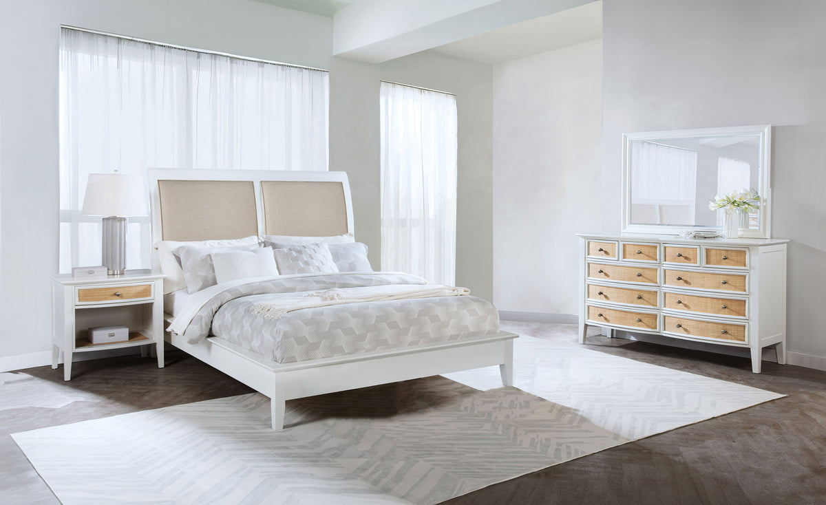 Orleans Furniture - Coaster - Bexhill 4-piece California King Bedroom Set White - 223471KW-S4