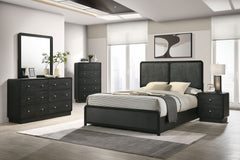 Orleans Furniture - Coaster - Cavelle 5-piece Eastern King Bedroom Set Black - 223661KE-S5