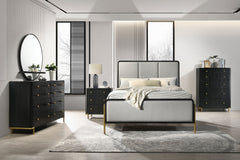 Orleans Furniture - Coaster - Arini 5-piece Queen Bedroom Set Black and Grey - 224331Q-S5