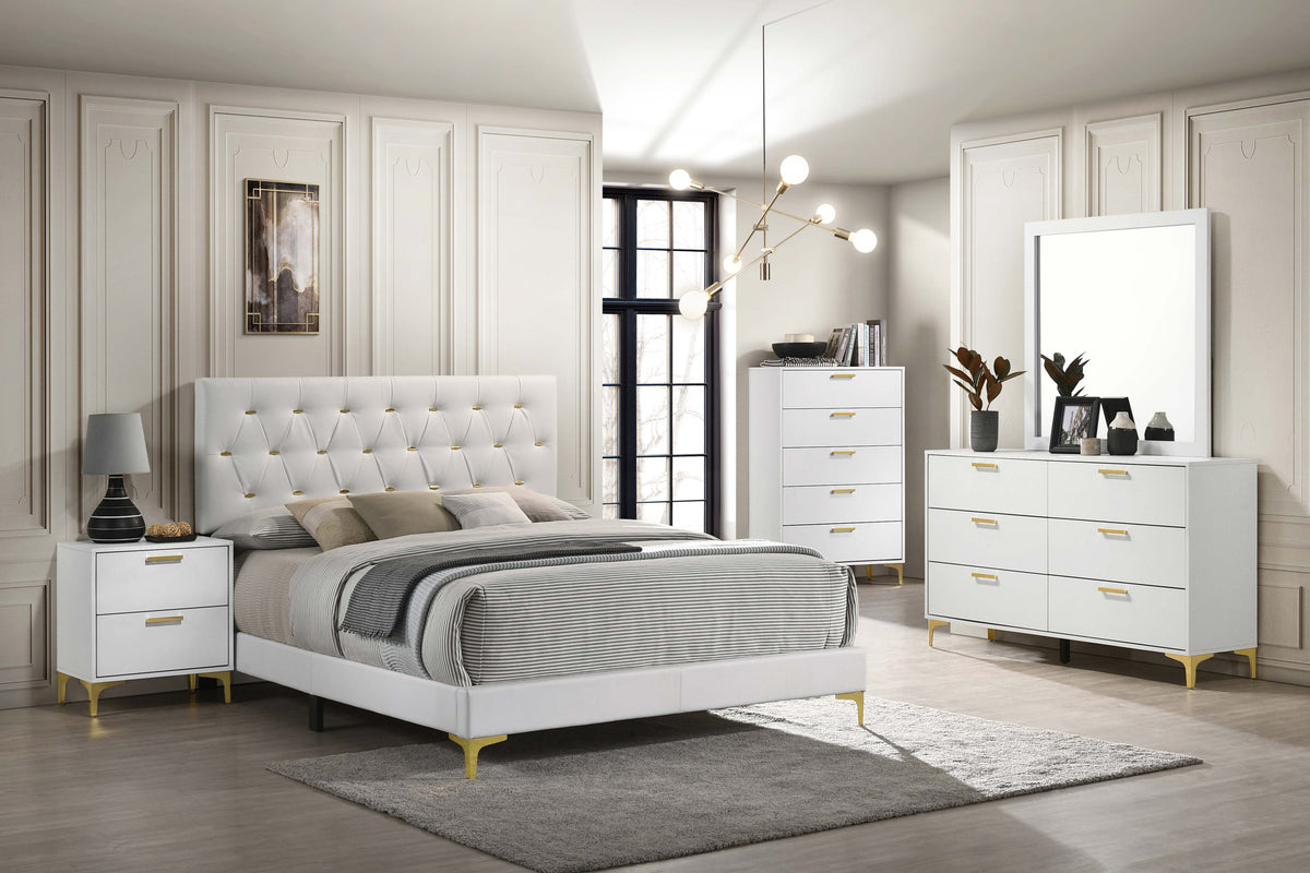 Orleans Furniture - Coaster - Kendall 5-piece Queen Bedroom Set White - 224401Q-S5