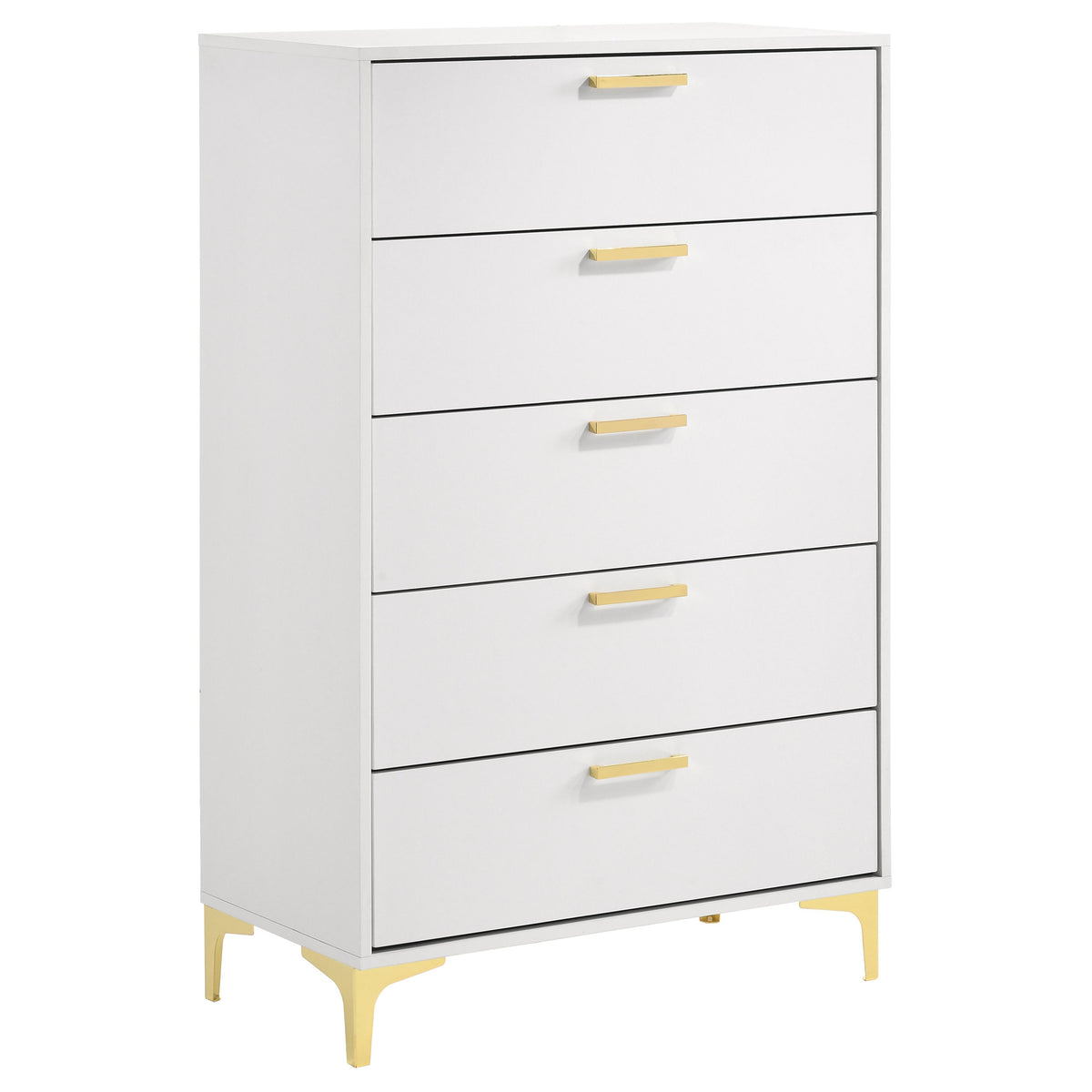 Orleans Furniture - Coaster - Kendall 5-drawer Bedroom Chest White - 224405