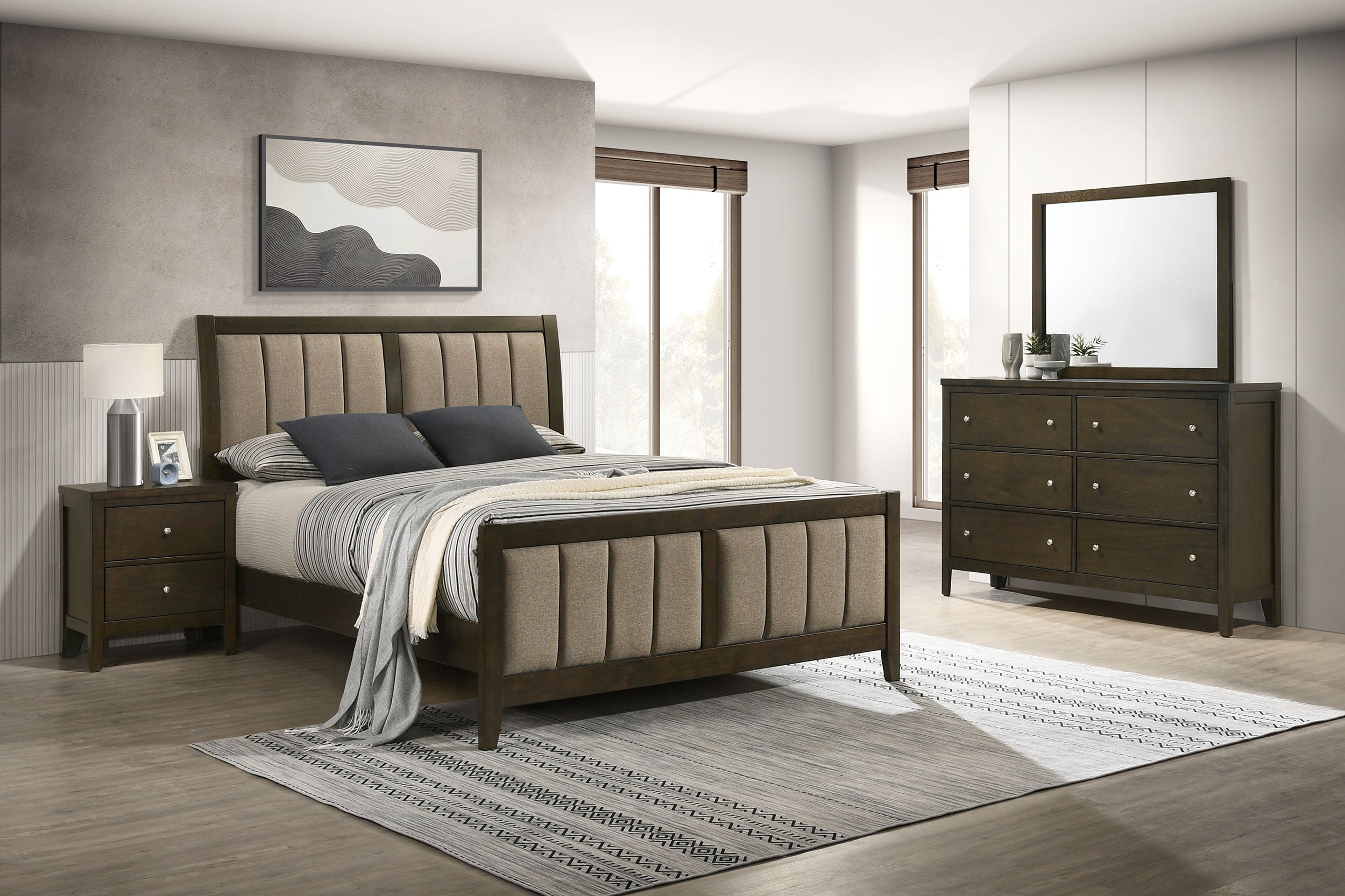 Orleans Furniture - Coaster - Wilkes 4-piece Full Bedroom Set Dark Cocoa - 224421F-S4