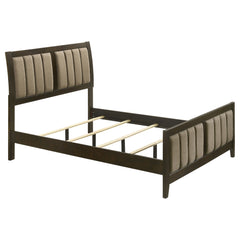 Orleans Furniture - Coaster - Wilkes 51-inch Upholstered Full Bed Dark Cocoa - 224421F