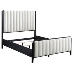 Orleans Furniture - Coaster - Brookmead 60-inch Upholstered Eastern King Bed Black - 224710KE
