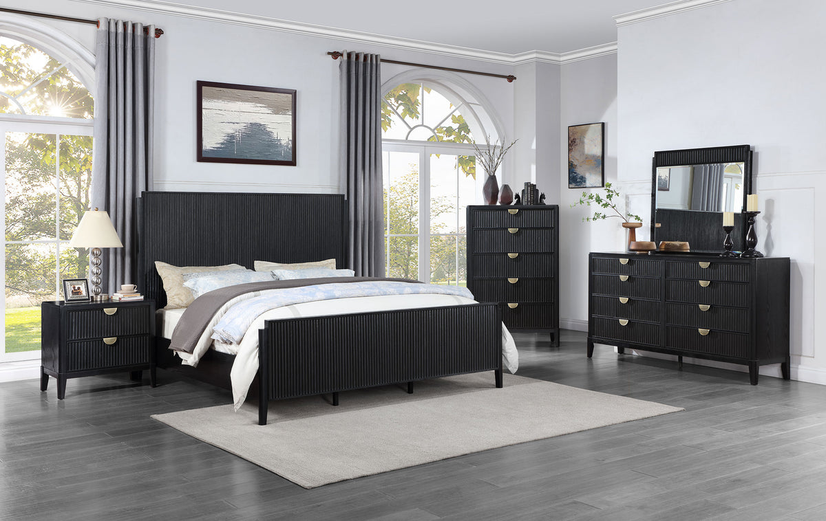 Orleans Furniture - Coaster - Brookmead 5-piece Queen Bedroom Set Black - 224711Q-S5