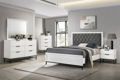 Orleans Furniture - Coaster - Sonora 5-piece Eastern King Bedroom Set White  - 224861KE-S5