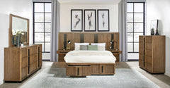 Orleans Furniture - Coaster - Terrace 6-piece Queen Panel Bedroom Set Ash Brown - 224900Q-S6P