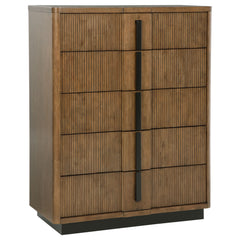Orleans Furniture - Coaster - Terrace 5-drawer Chest of Drawers Ash Brown - 224905