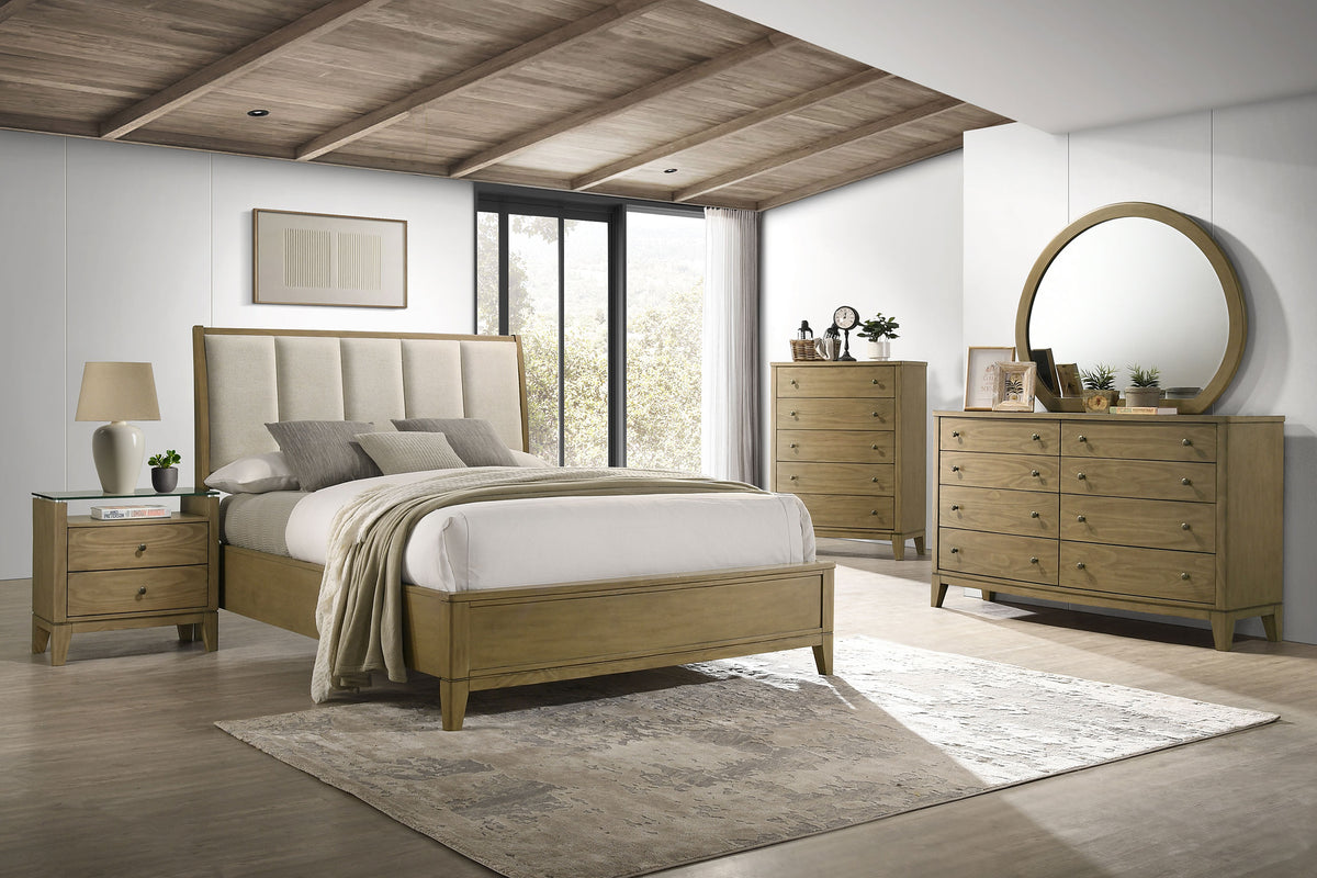 Orleans Furniture - Coaster - Granada 5-piece California King Bedroom Set Natural Pine - 224921KW-S5