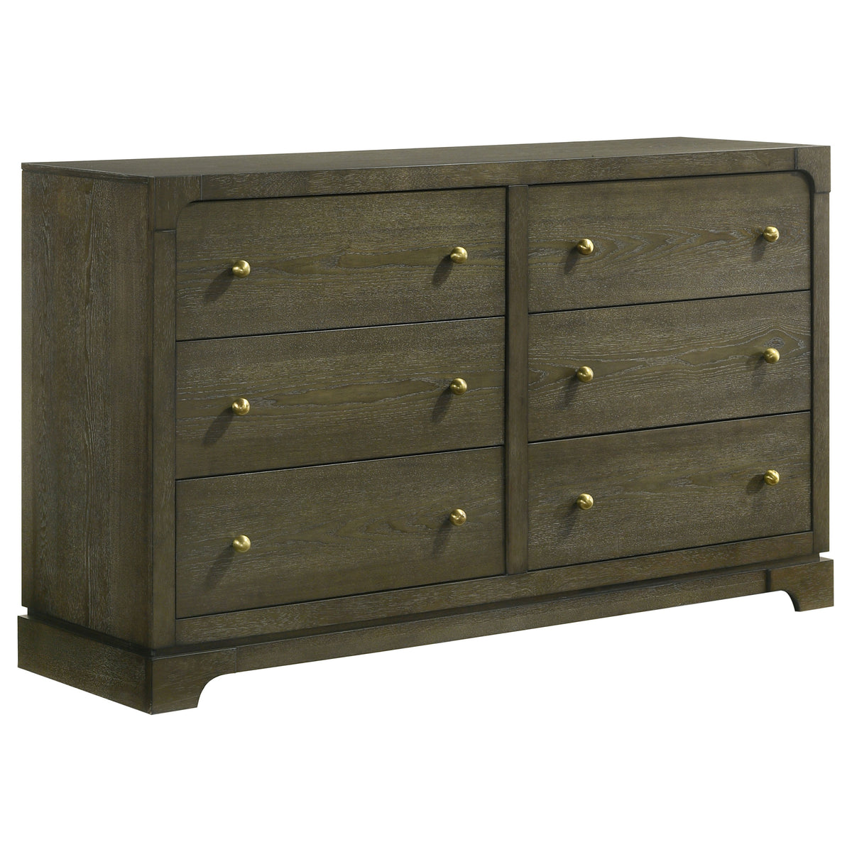 Orleans Furniture - Coaster - Gran Park 6-drawer Dresser Cabinet Dark Cocoa - 224933