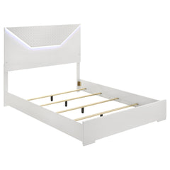 Ives 4-piece Queen Bedroom Set White High Gloss