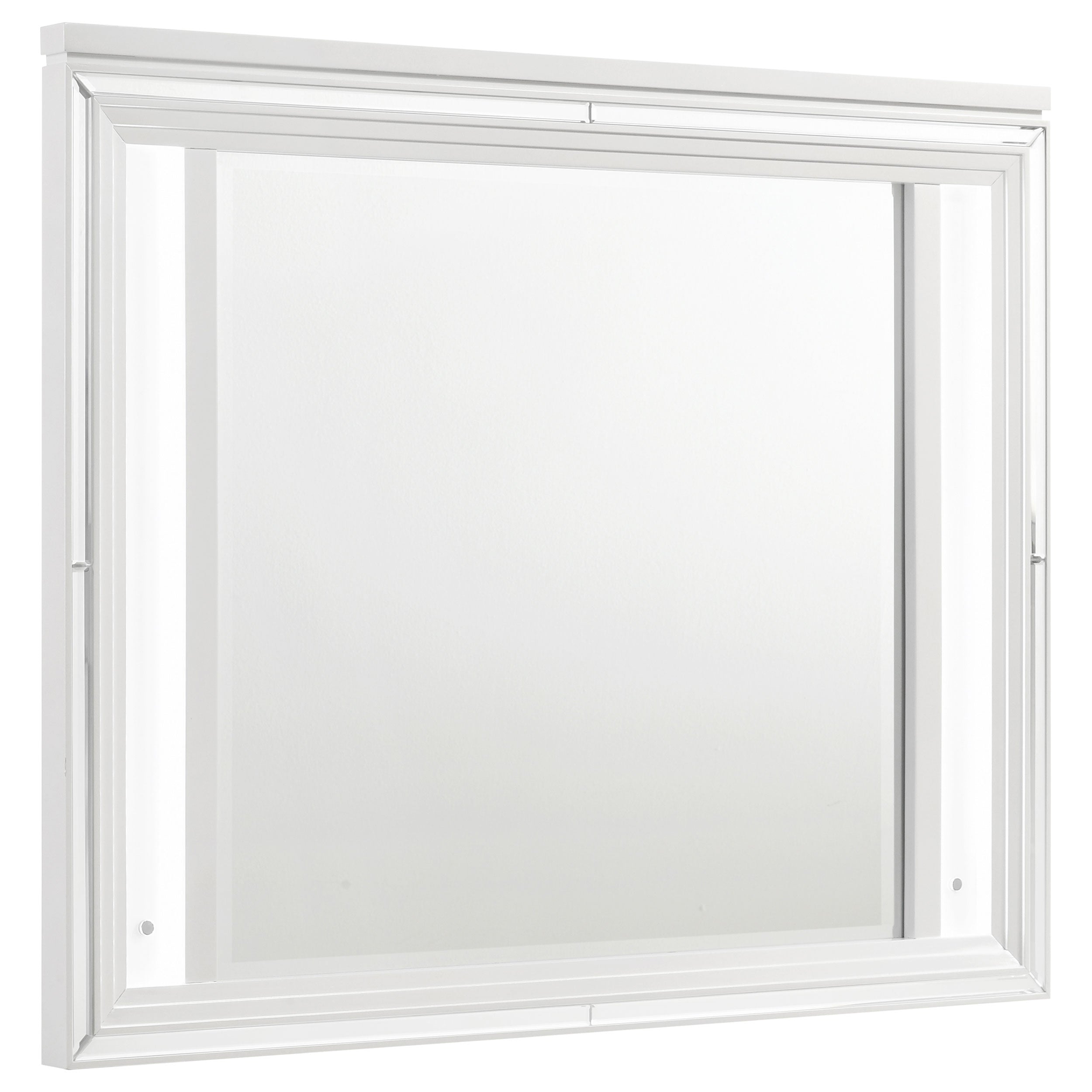 Orleans Furniture - Coaster - Marmore LED Dresser Mirror White - 224964