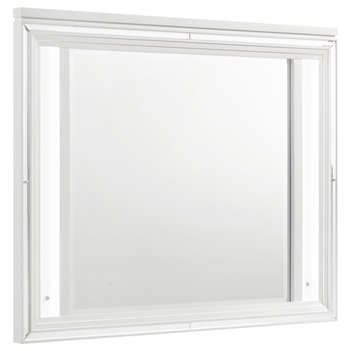 Orleans Furniture - Coaster - Marmore LED Dresser Mirror White - 224964