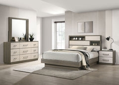 Orleans Furniture - Coaster - Fenwick 4-piece Eastern King Bedroom Set Grey Oak - 224981KE-S4